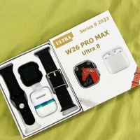 Комплект Smart часовник + TWS слушалки W26 Pro Max ULTRA , снимка 5 - Смарт часовници - 44524868