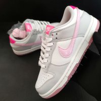 Nike Dunk Pink Нови Дамски Обувки Розови Сиви Маратонки Размер 37 37.5 Номер 23.5см Стелка Женски, снимка 2 - Маратонки - 41421444