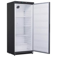 Хладилник 600л - четири регулируеми рафта и стъклена врата /Черен/, снимка 2 - Витрини - 44371894