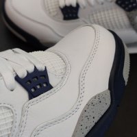 Nike Air Jordan 4 Midnight Navy Нови Оригинални Обувки Кецове Маратонки Размер 42 Номер 26.5см , снимка 5 - Кецове - 39772203