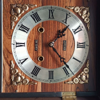 Стар винтидж античен стенен часовник, снимка 4 - Антикварни и старинни предмети - 36206088