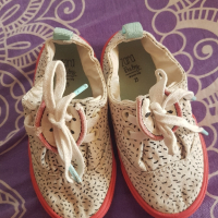 Обувки от плат Zara 23н, снимка 2 - Детски маратонки - 44807606