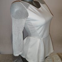 Елегантна блуза Tally weijl р-р S, снимка 2 - Корсети, бюстиета, топове - 41344450