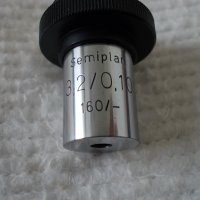 Обектив Semiplan 3.2/0.10 микроскоп Carl Zeiss, снимка 2 - Медицинска апаратура - 40642247