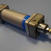 Пневматичен цилиндър Festo DN 63-150 PPV double acting Rod cylinder, снимка 5 - Резервни части за машини - 44615042