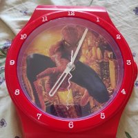 Чисто нов часовник за подарък! Spider men, снимка 1 - Друга електроника - 41909863