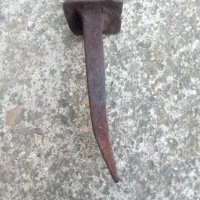 Стара ръчна кована наковалня, снимка 3 - Антикварни и старинни предмети - 41421936
