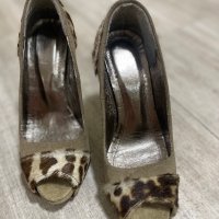 Обувки естествена кожа, снимка 4 - Дамски обувки на ток - 41429578