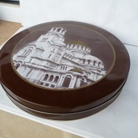 Шоколадова бонбониера метална кутия бонбони соц гоц подарък, снимка 2 - Други ценни предмети - 41591113