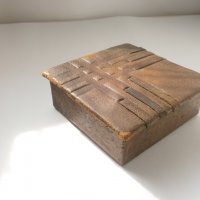 Стара Кожена  Кутия  за Бижута - № 2, снимка 2 - Колекции - 34686968
