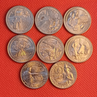 Монети САЩ - 1/4 долар ,куотъри- серия Красива Америка., снимка 1 - Нумизматика и бонистика - 44353826