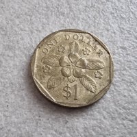 Монети. Сингапур. 5,  10 , 50 цента и 1 долар., снимка 3 - Нумизматика и бонистика - 39654978