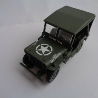 SOLIDO 1/43 JEEP WILLYS ИГРАЧКА КОЛИЧКА ВОЕНЕН МОДЕЛ ДЖИП, снимка 6 - Колекции - 44349905