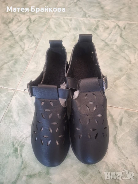черни обувки на ток, снимка 1