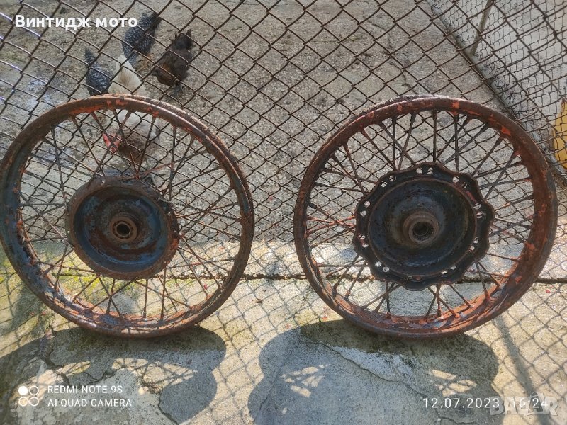 Аво , Урал , Днепър , М 72 капли джанти, снимка 1