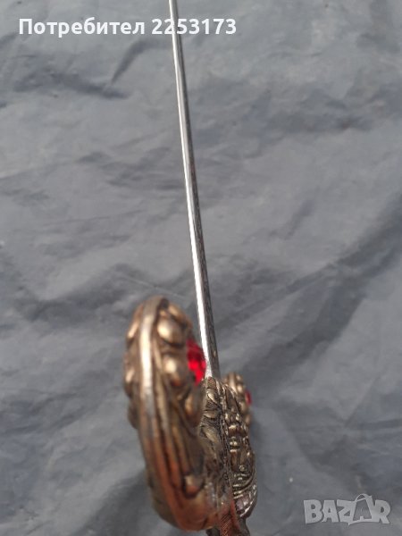 Нерж.кама с бронзова дръжка, снимка 1