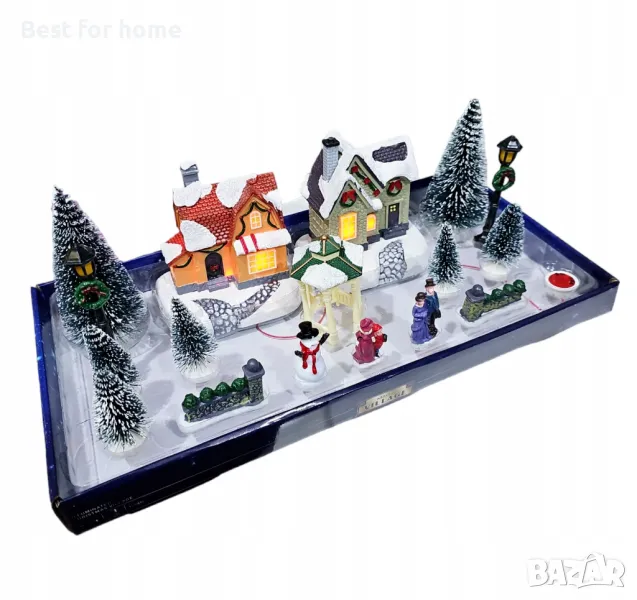 Коледно село/ градче 17 части с осветление от Magik Vllage, снимка 1