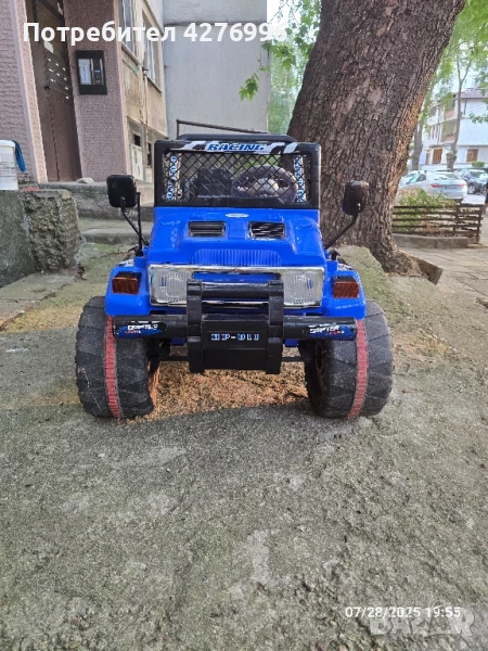 Продавам двуместен акумулаторен джип, снимка 1