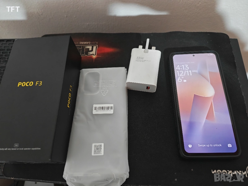 Xiaomi Poco F3 8/256 gb black, снимка 1