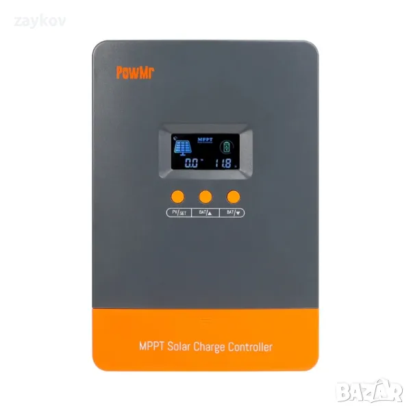 80A MPPT слънчев контролер за зареждане за паралел, снимка 1