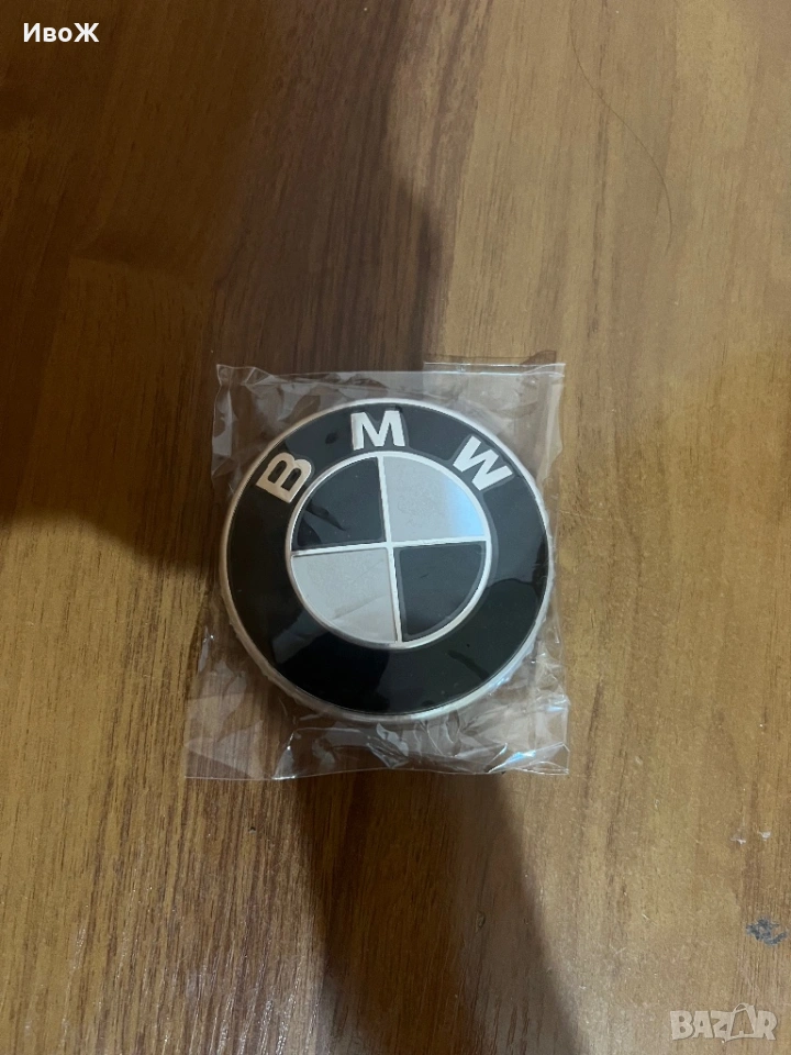 BMW емблема 74мм, снимка 1