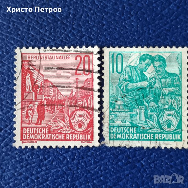 ГДР 1950-ТЕ - ПРОПАГАНДА, БУЛ. СТАЛИН БЕРЛИН, снимка 1