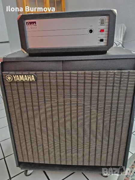 КИТАРНО КУБЕ 15 inches "YAMAHA" +ЛАМПОВ УСИЛВАТЕЛ "ECHOLETTE" A 150, снимка 1