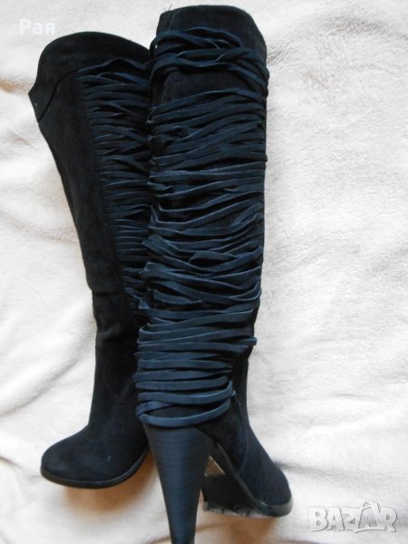 Черни ботуши № 36, снимка 1