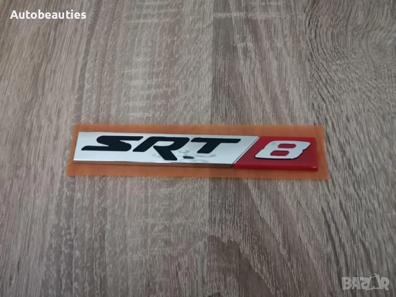 сребриста емблема Dodge SRT8, снимка 1