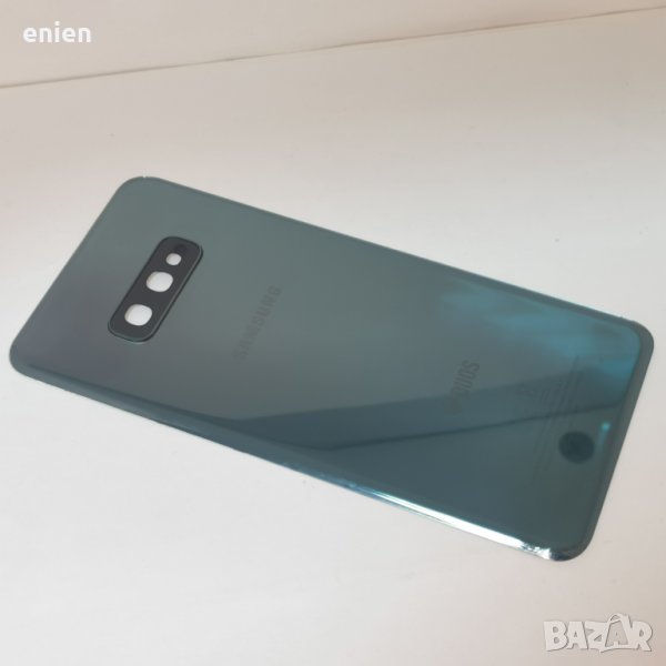 Употребяван заден капак стъкло камера Samsung Galaxy S10e / Зелен, снимка 1