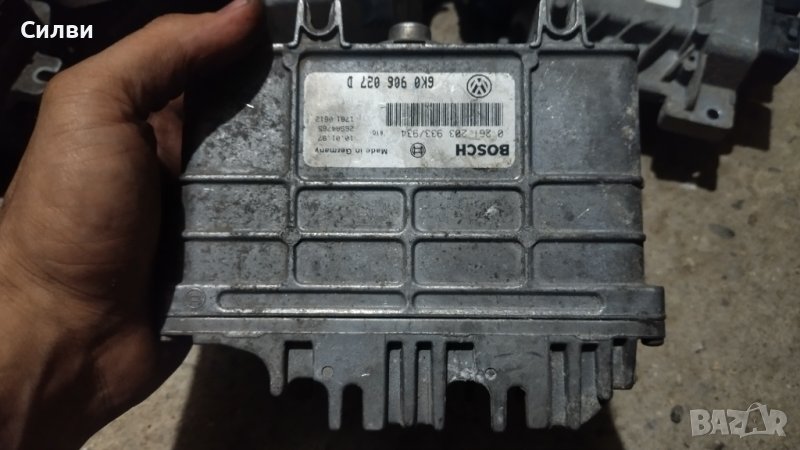 Компютър 6K0 906 027 D за двигател от Сеат Ибиза 2 1,0 50кс. за Seat Ibiza II 1.0 Bosch 0261203933/4, снимка 1