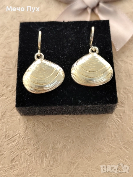 Сребърни обеци Миди (174), снимка 1