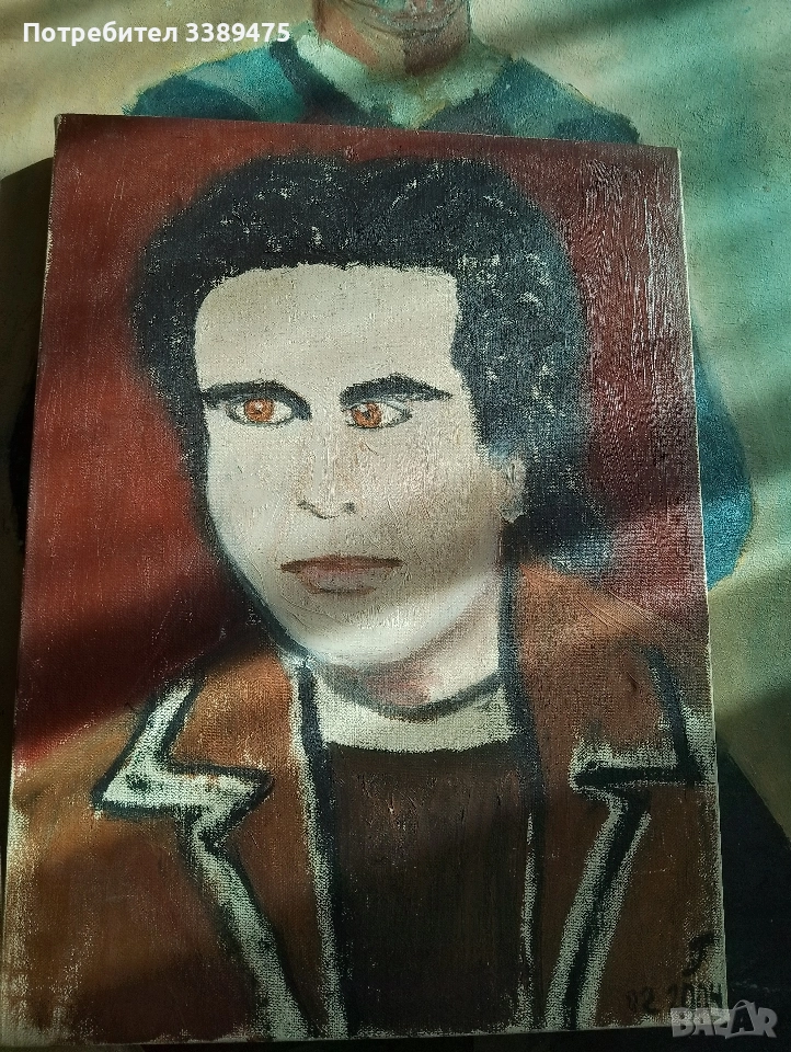картина платно масло , снимка 1