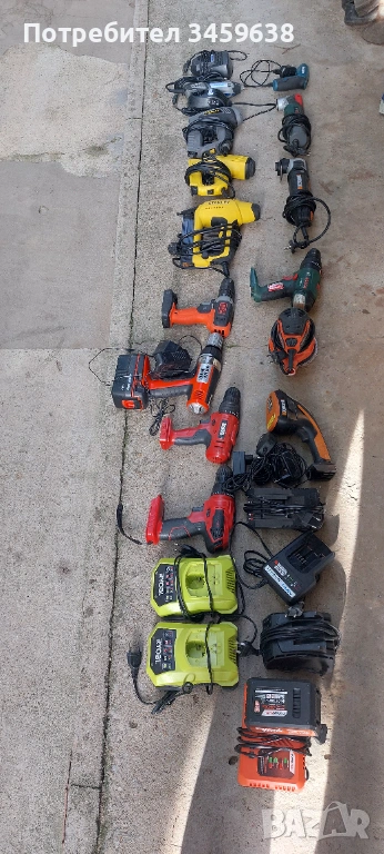 Винтоверти,зарядни,зегета,виброшлайфове,шлайфове и други, снимка 1