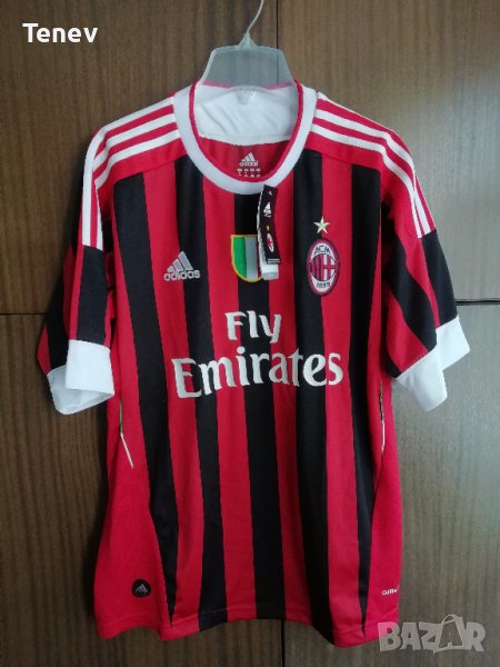 AC Milan Adidas оригинална нова тениска фланелка Милан размер М , снимка 1