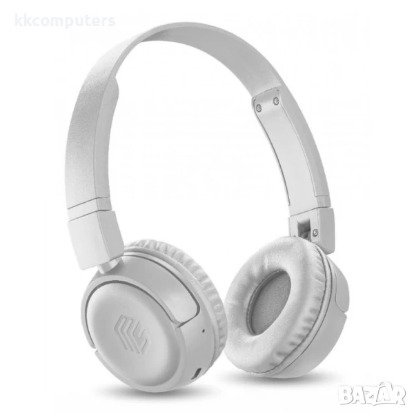 Music Sound Vibed , сиви Bluetooth слушалки, снимка 1