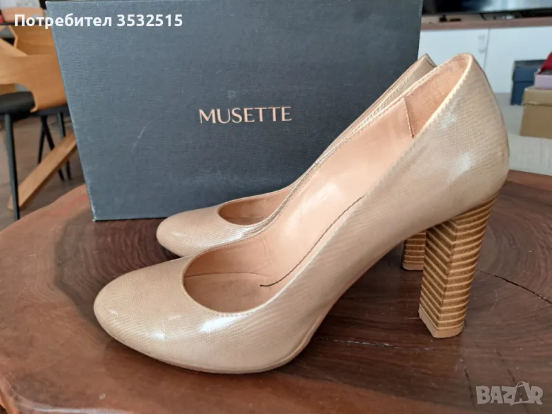 Дамски обувки естествена кожа Musette, снимка 1