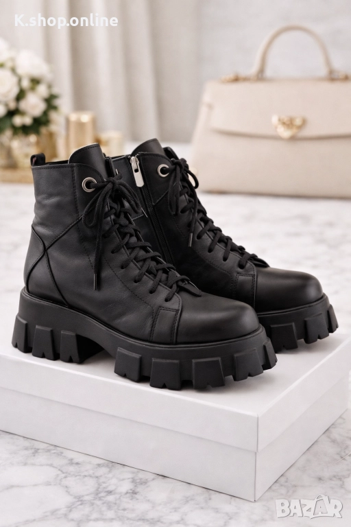 Нови боти Естествена кожа , снимка 1