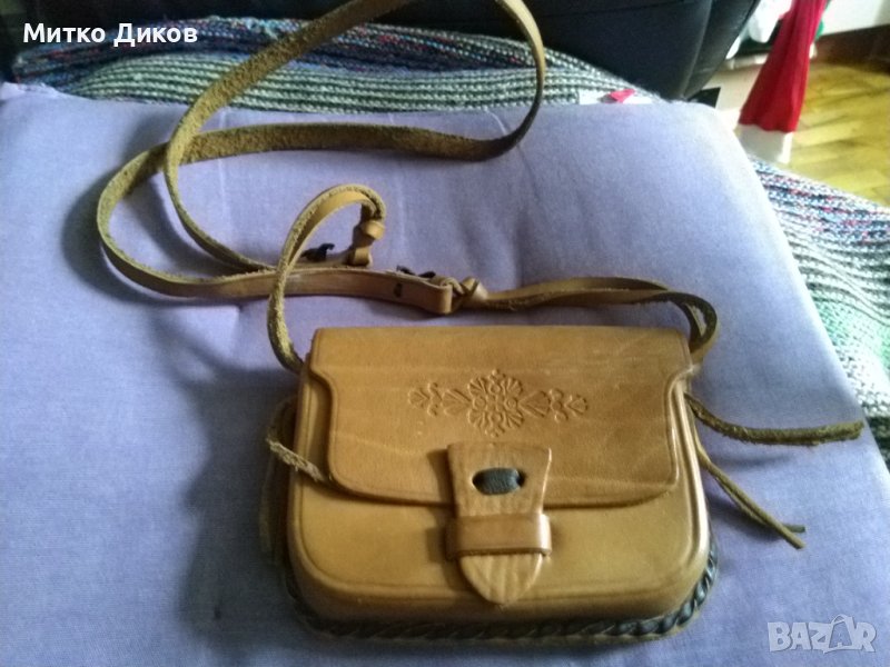 Чанта през рамо женска 165х126 мм нова №7 естествена кожа, снимка 1