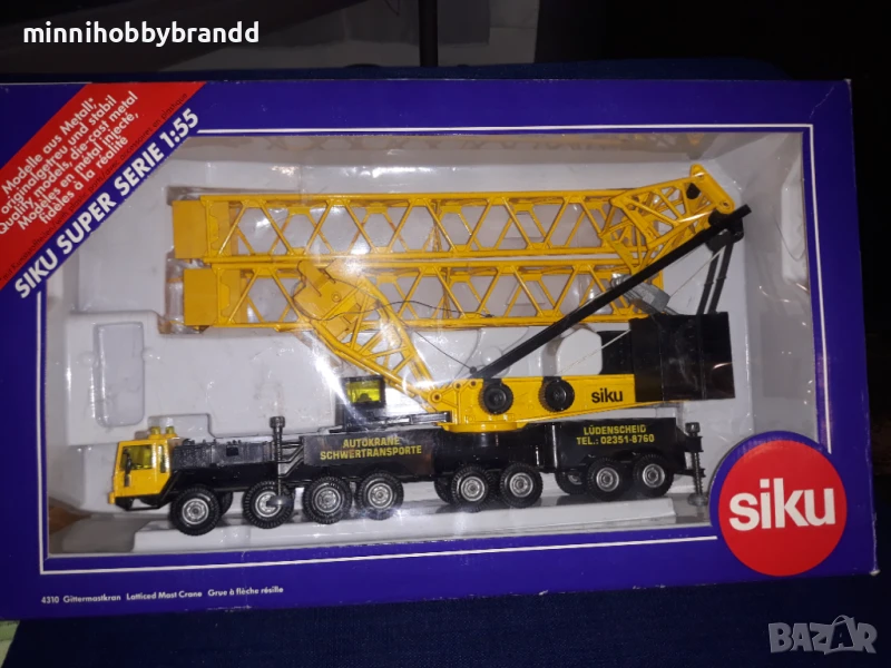 Кран колекционерски модел на марката Siku във 1.55  мащаб , снимка 1