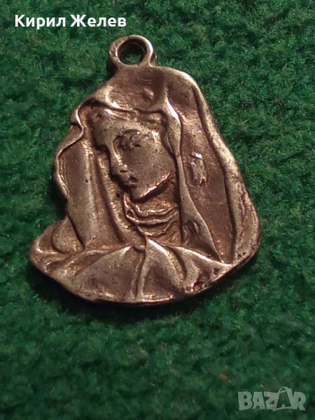 СТАРА СРЕБЪРНА КАТОЛИЧЕСКА ИКОНКА МАЙСТОРСКА ХУДОЖЕСТВЕНА ИЗРАБОТКА 25158, снимка 1