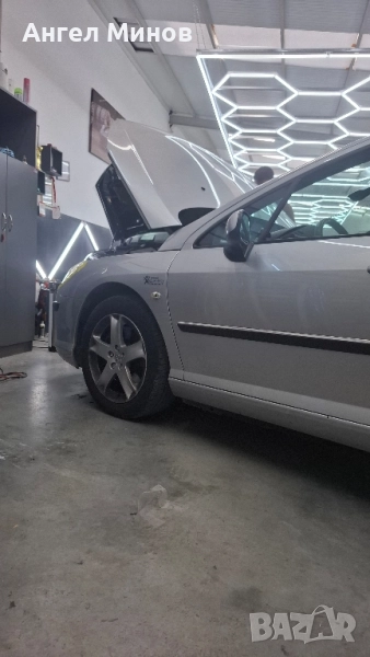 Джанти 17 цола с гуми 215/55 летни за Пежо 407, снимка 1