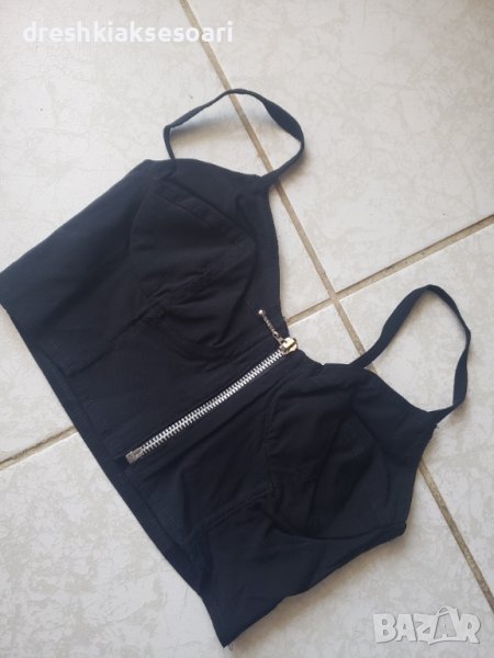 Зти броя елечета и 1 бюстие  +подарък черен къс топ, снимка 1