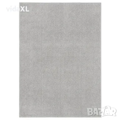 vidaXL Килим с къс косъм, 120x170 см, светлосив(SKU:340323), снимка 1