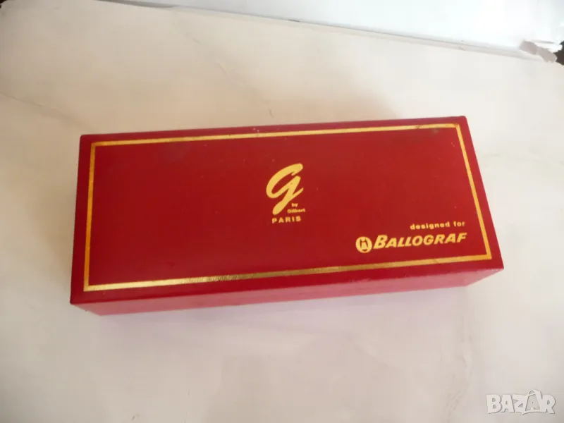 Ballograf Gilbert Paris кутия от химикалка писалка колекция червена, снимка 1