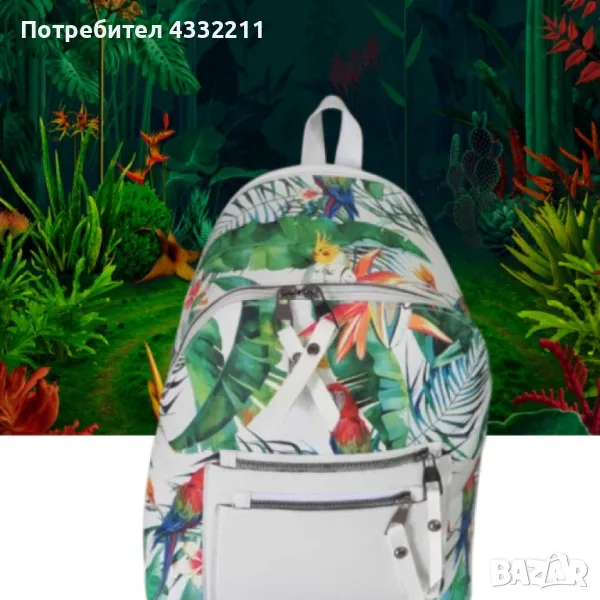 ХИТ раничка с флорални мотиви Jungle, снимка 1