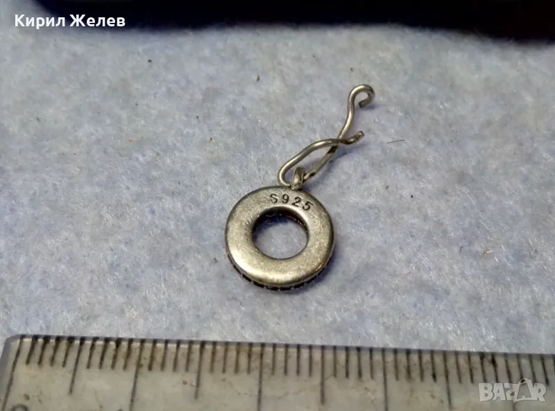 МАРКОВА СКЪПОЦЕННА СРЕБЪРНА ВИСУЛКА СРЕБРО 925 с ЦИРКОНЧЕТА За ГРИВНА ПАНДОРА 39234, снимка 1