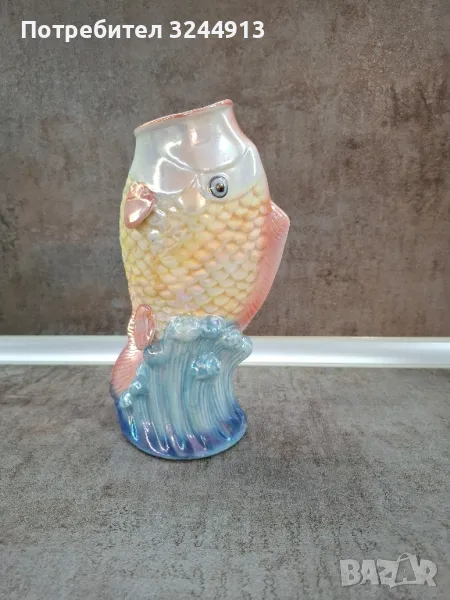 Порцеланова ваза във форма на риба , снимка 1