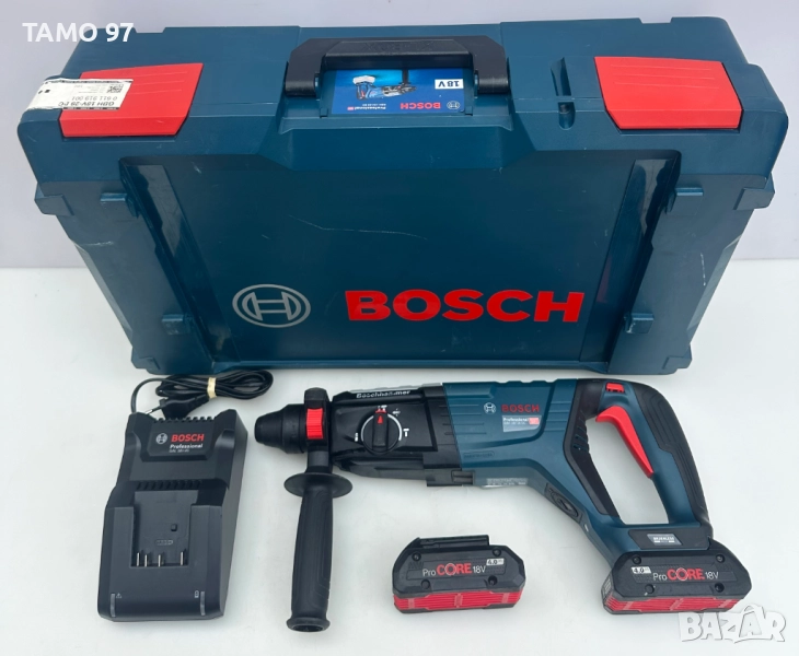 BOSCH GBH 18V-28 DC - Безчетков мощен перфоратор 18V 3.4J като нов!, снимка 1