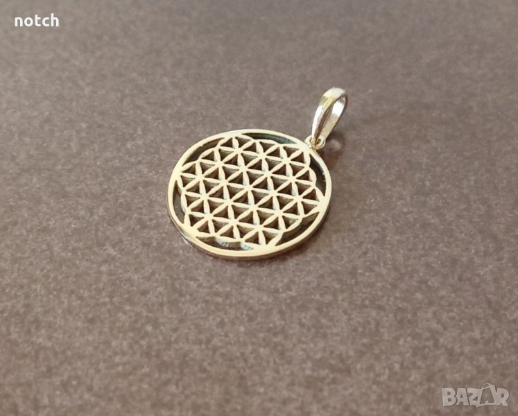 Златна висулка "цветето на живота", снимка 1